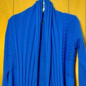 Textured Open-Front Sweater